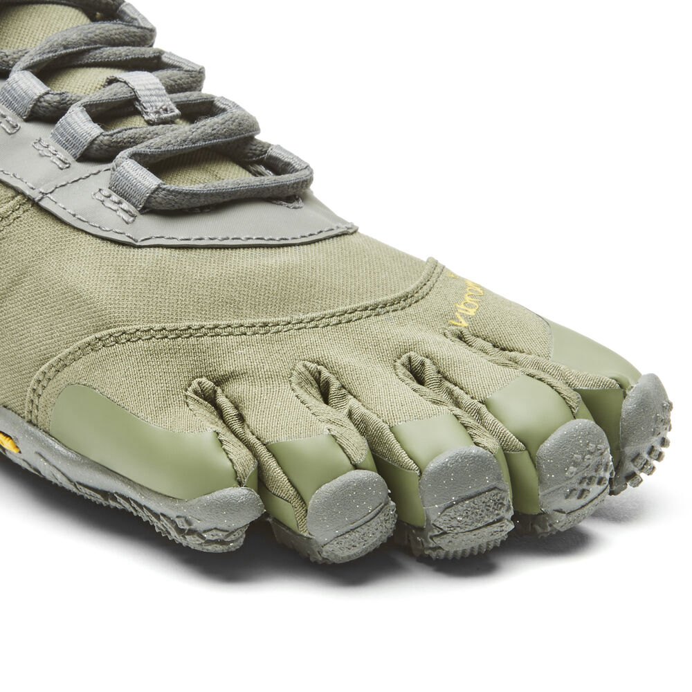 Vibram Five Fingers Womens V-Trek Insulated - Running Shoes Olive - DTE389640